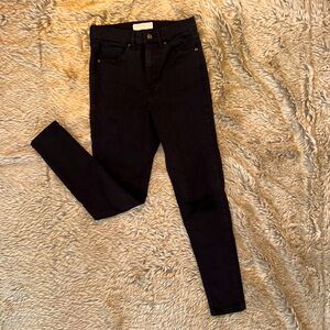 TOP SHOP JAMIE DISTRESSED SKINNY W28 L30